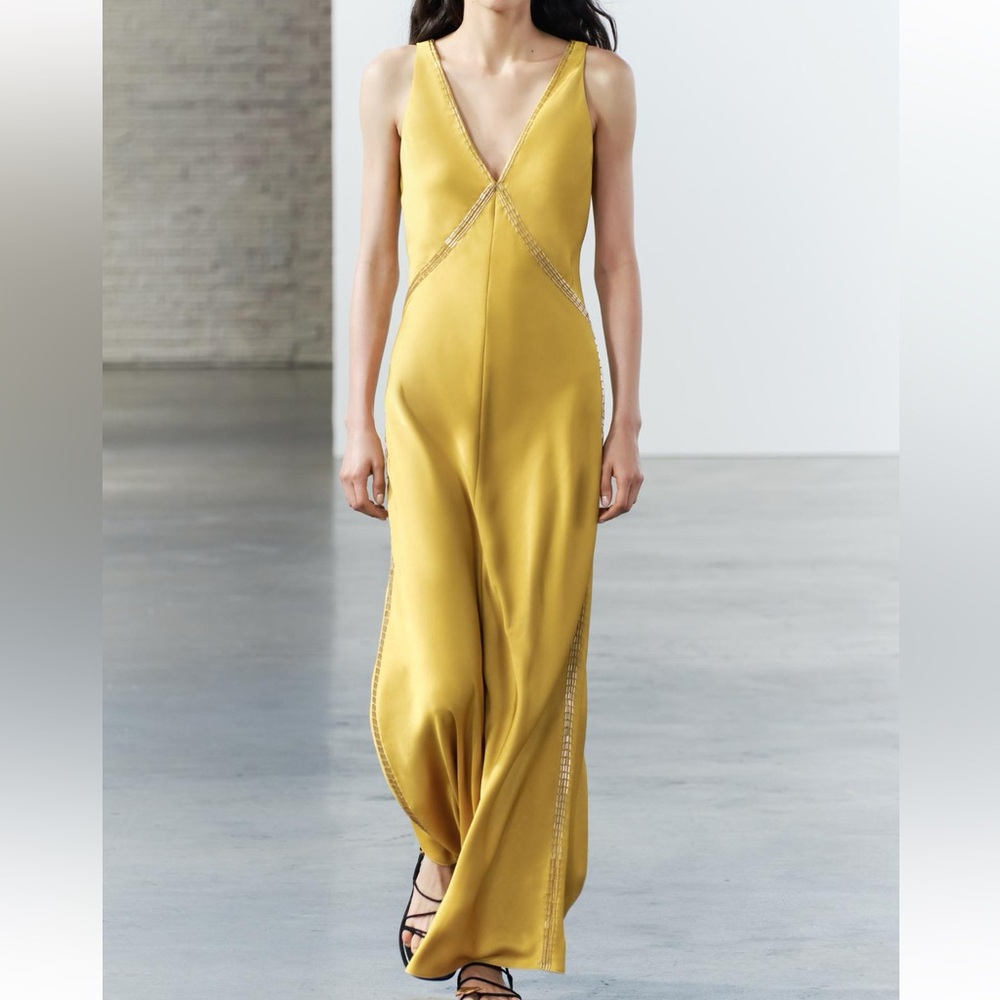 Zara beaded long dress